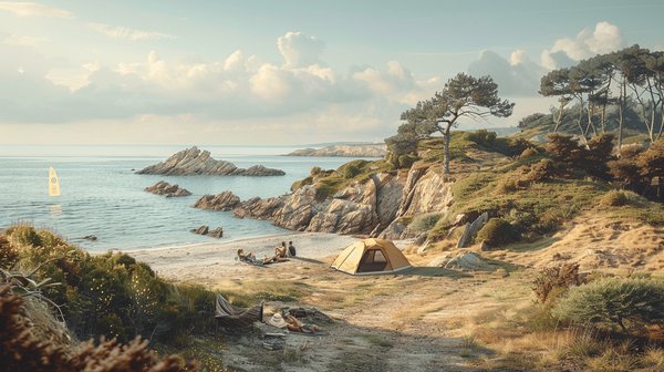 Camping bretagne bord de mer : vacances familiales idéales